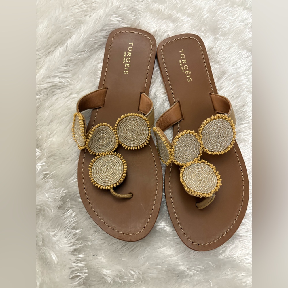 Torgeis Helen Women's Thong Sandals size 9.5